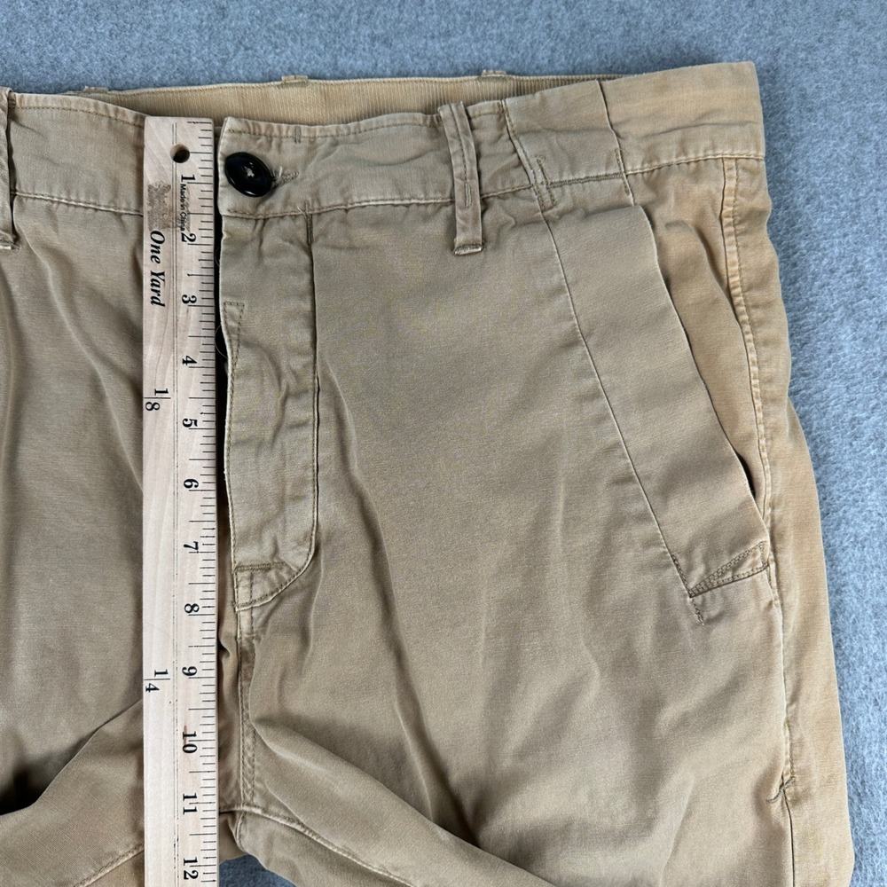 G-Star Raw Pants Mens 33 Tan Bronson Chino Straight GS 3301 Button Fly Khaki - Picture 10 of 12